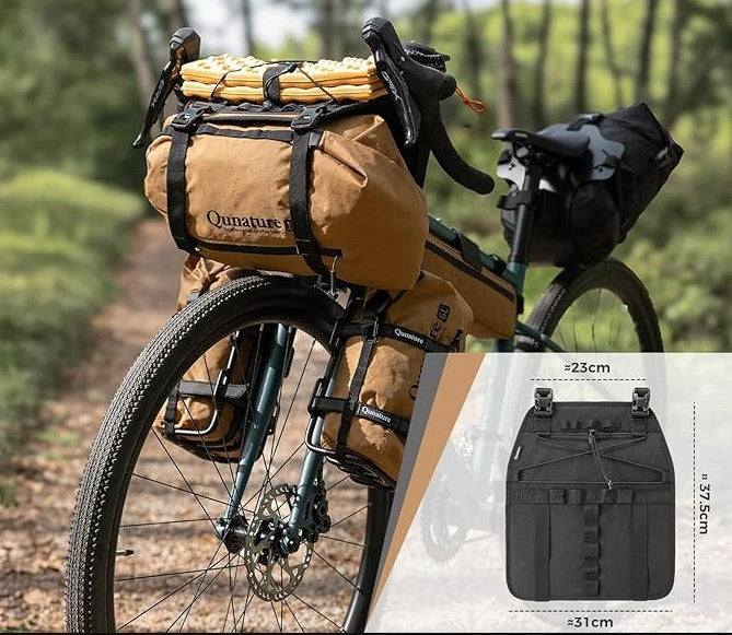 Handlebar holder MTB/GRAVEL harness for panniers sleeping bags QUNATURE 240035002 Model 240035002