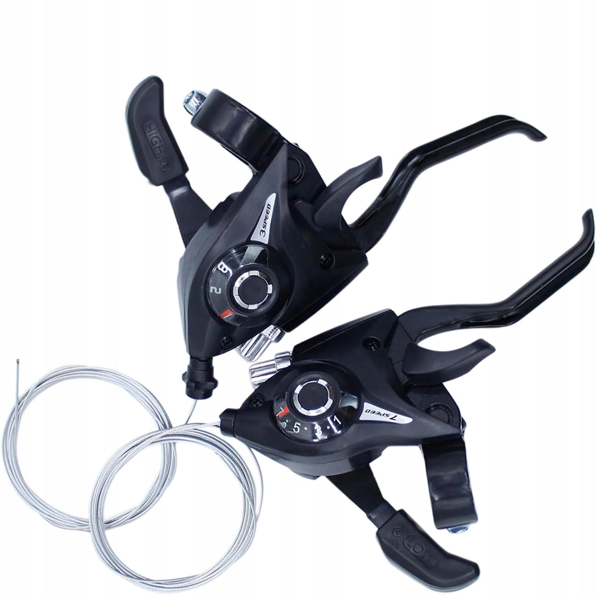 Handles 3 and 7 rz. left + right