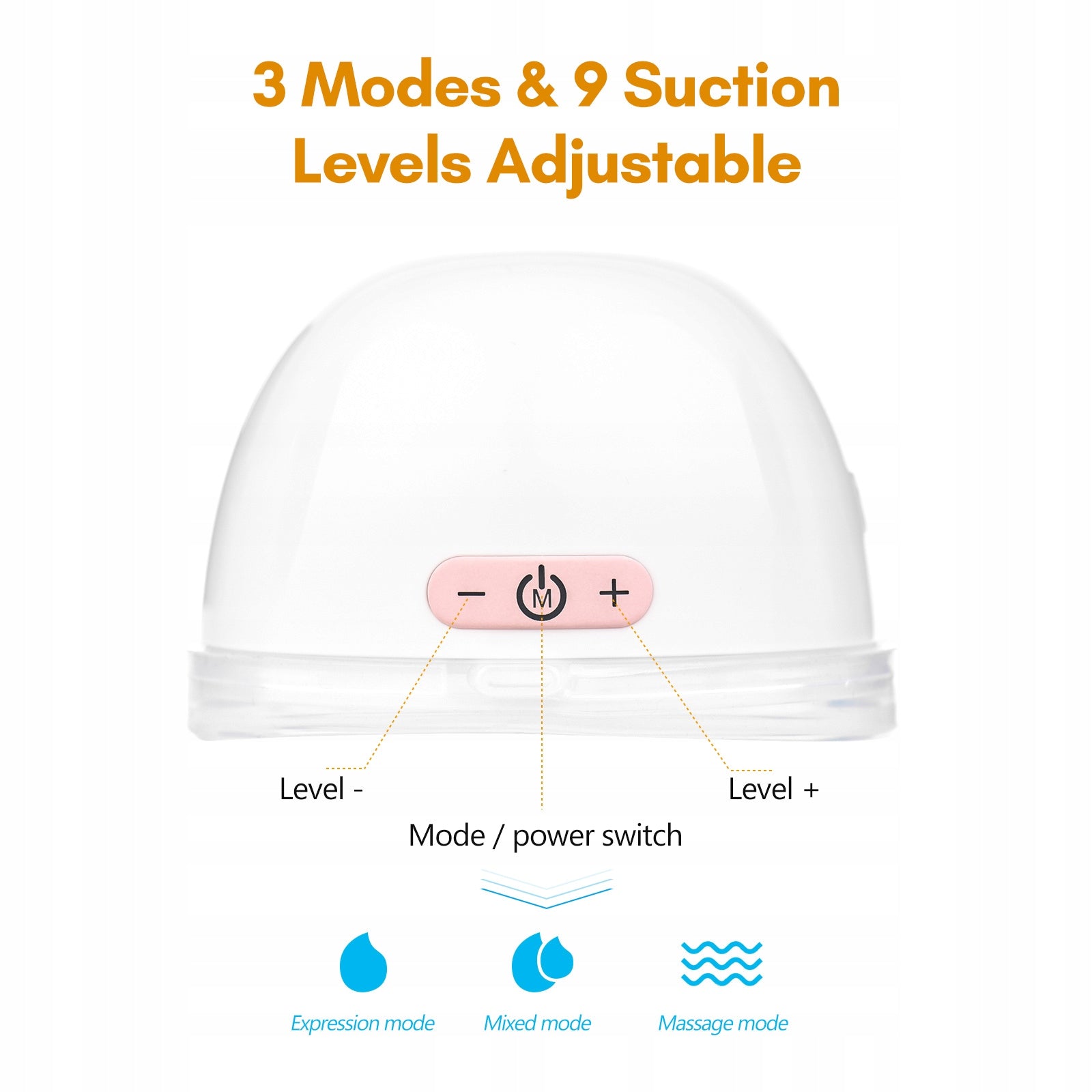 Hands to wear for free electric chest pump invisible invisibility Medical device no