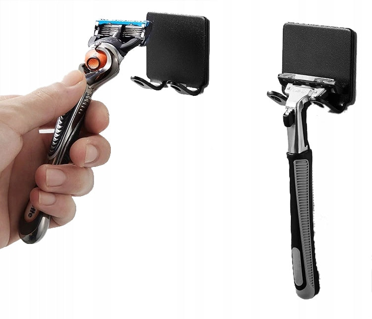 Hanger Hook Holder Organizer for Shaving Machine Self Adhesive Black
