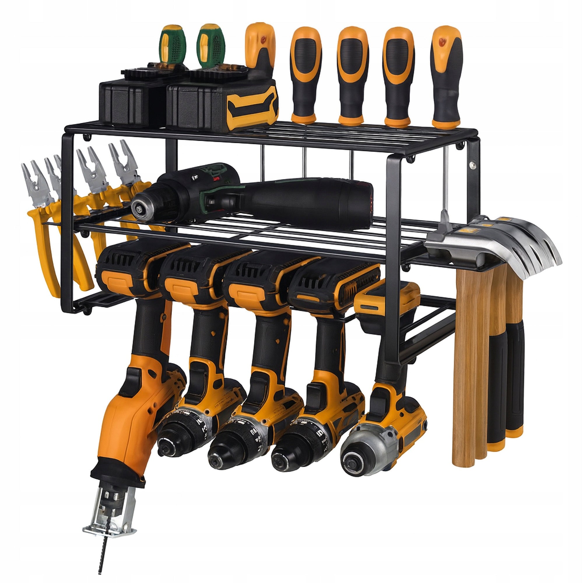 Hanger Organizer Workshop Tool Shelf Power Tools Metal Kind row hanger