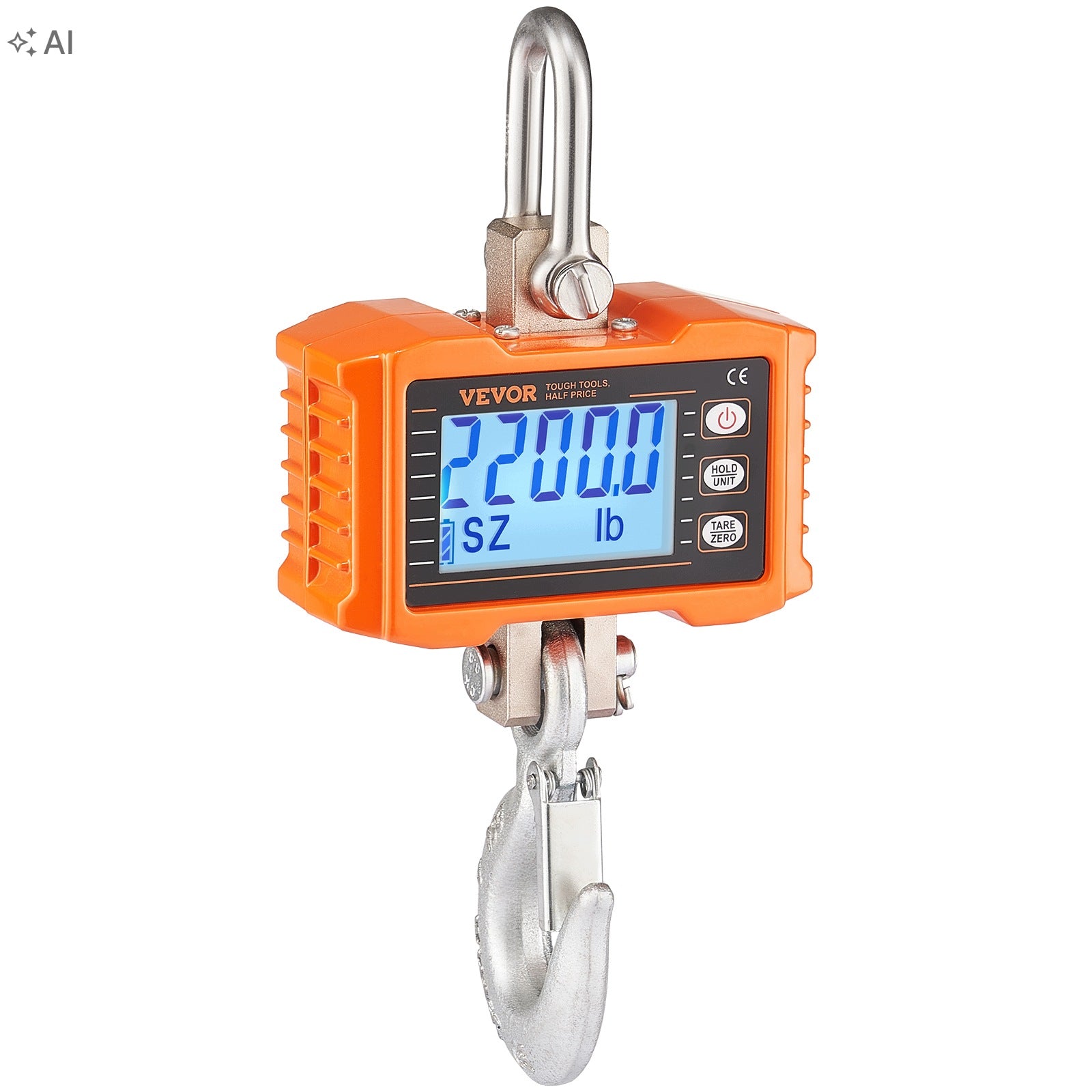 Hanging Scale 1000KG With LCD Display And Remote Control Crane Scale Brand Vevor