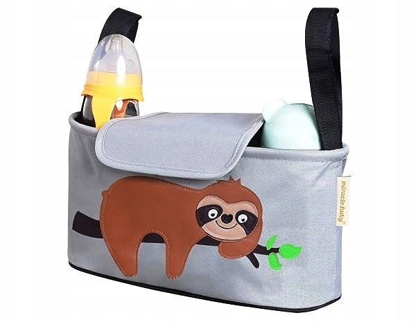 Hanging bag organizer for stroller sloth