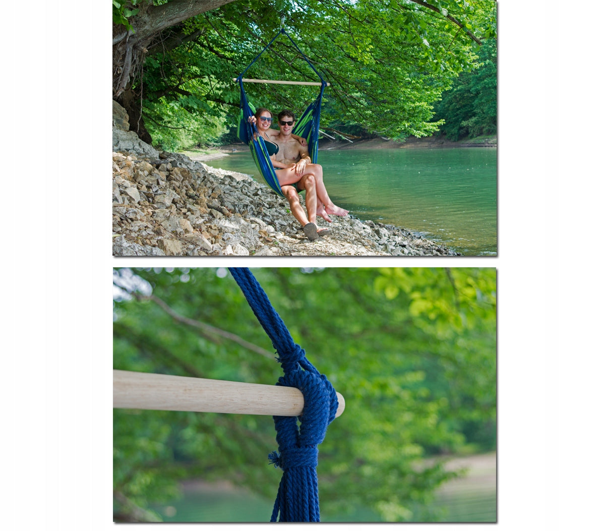 Hanging chair SEDANA 130x160 green hammock chair swing POTENZA Color green