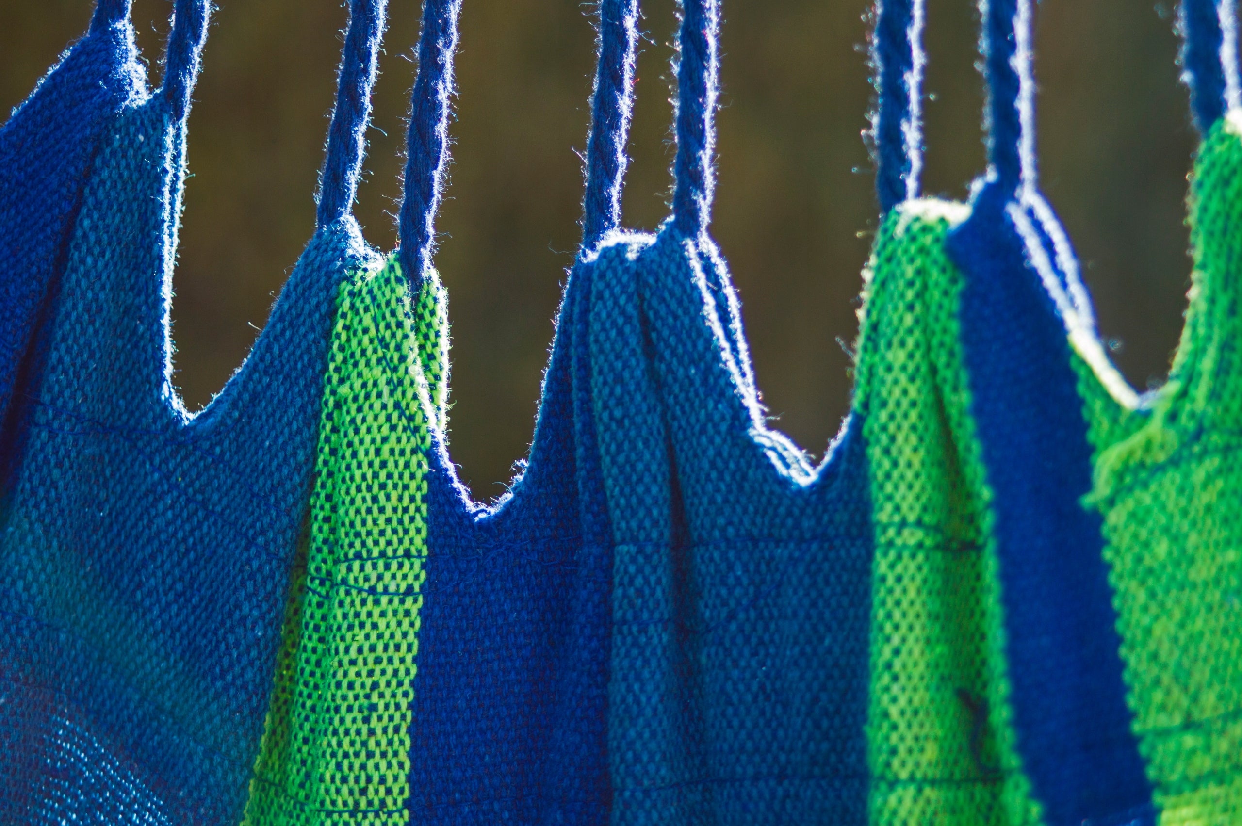 Hanging chair SEDANA 130x160 green hammock chair swing POTENZA Model Krzesło hamakowe Sedana 130x160 zielono-niebieskie