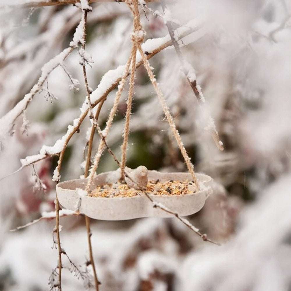 Hanging feeder eco 23 cm for birds with drinker for balcony and garden Type nesting box (feeder)
