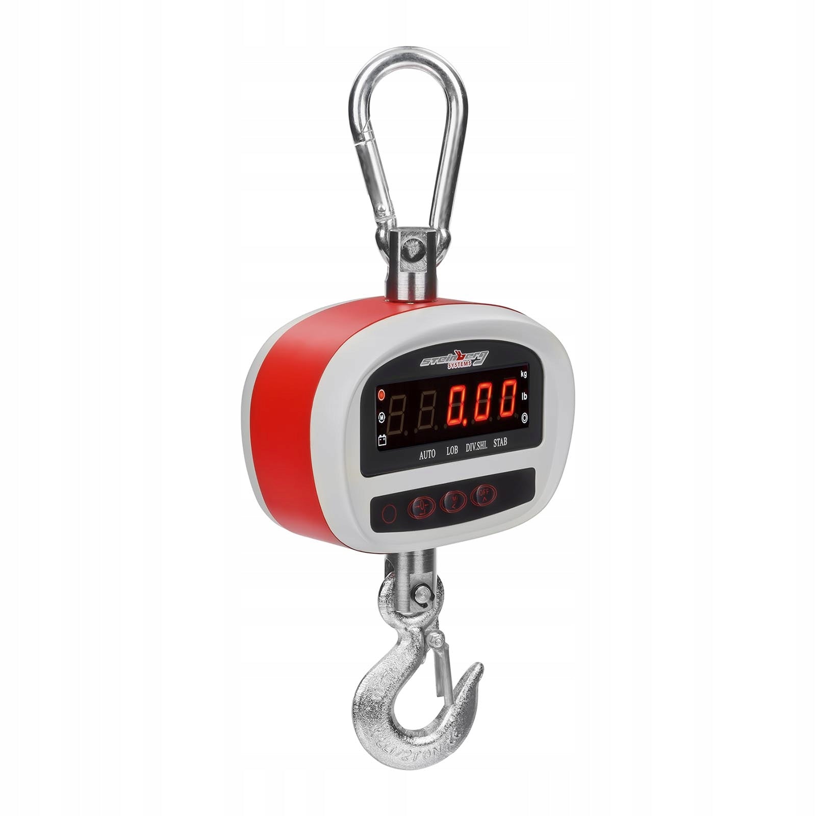 Hanging hook scale 300 kg lifting capacity with remote control and led display Brand Steinberg Systems