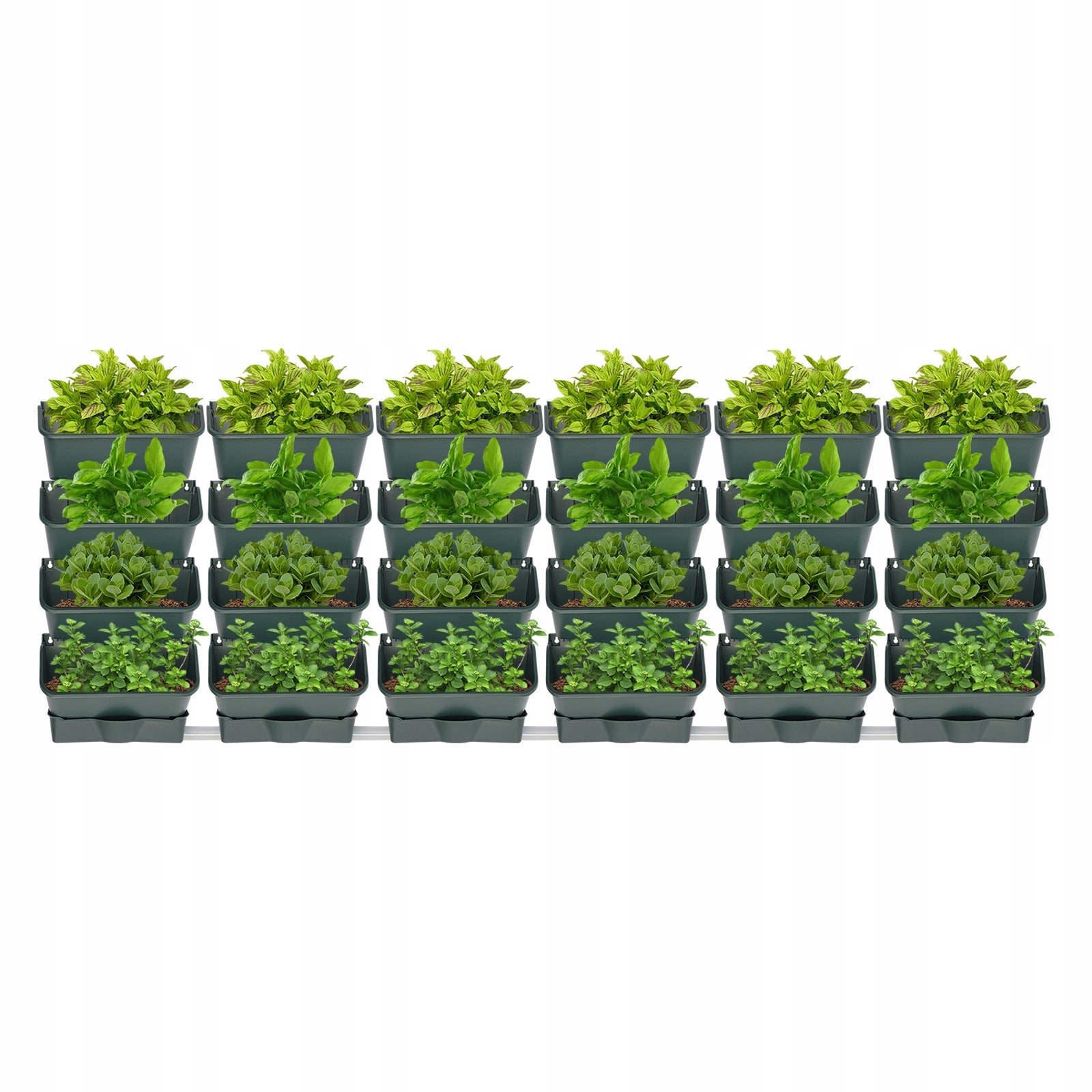 Hanging vertical wall garden planter, 24-planter hanging planter Manufacturer code 746270930691
