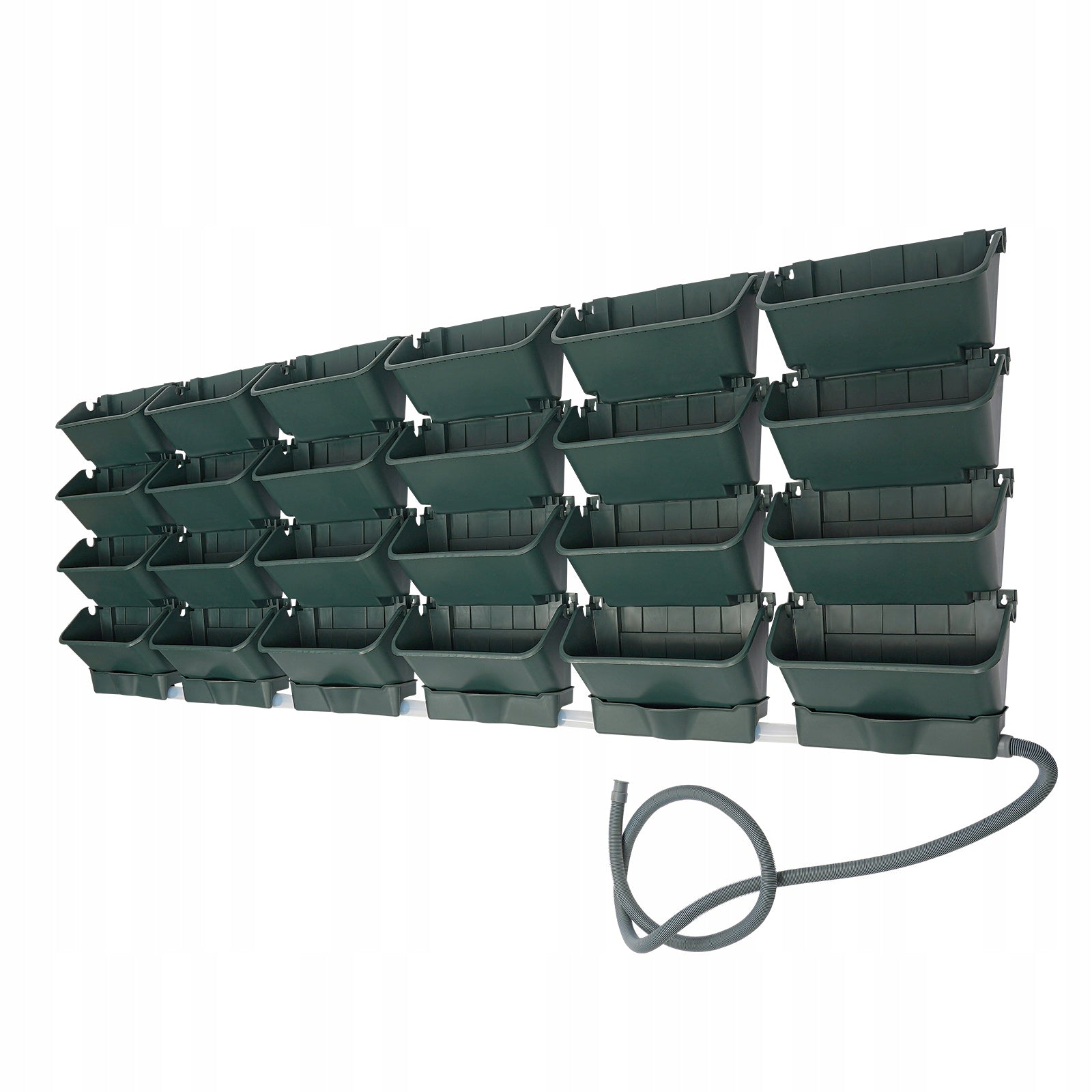 Hanging vertical wall garden planter, 24-planter hanging planter