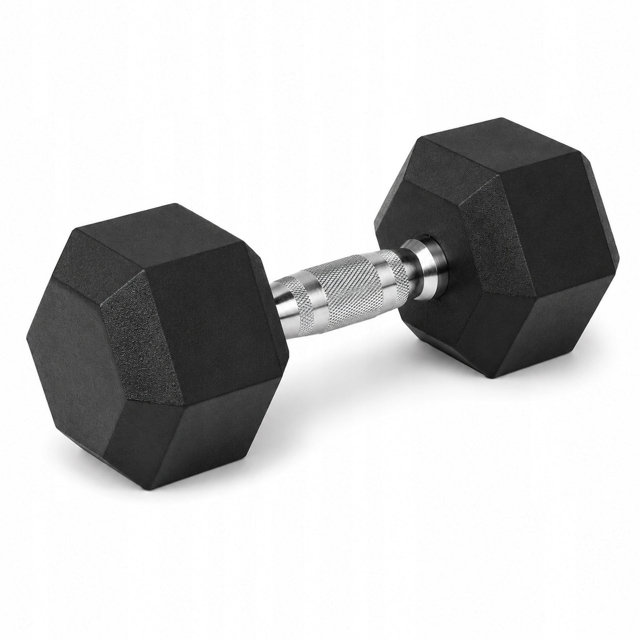 Hantel Cast Iron Dumbbell Weight Rubberized HEX 5 kg for Exercise