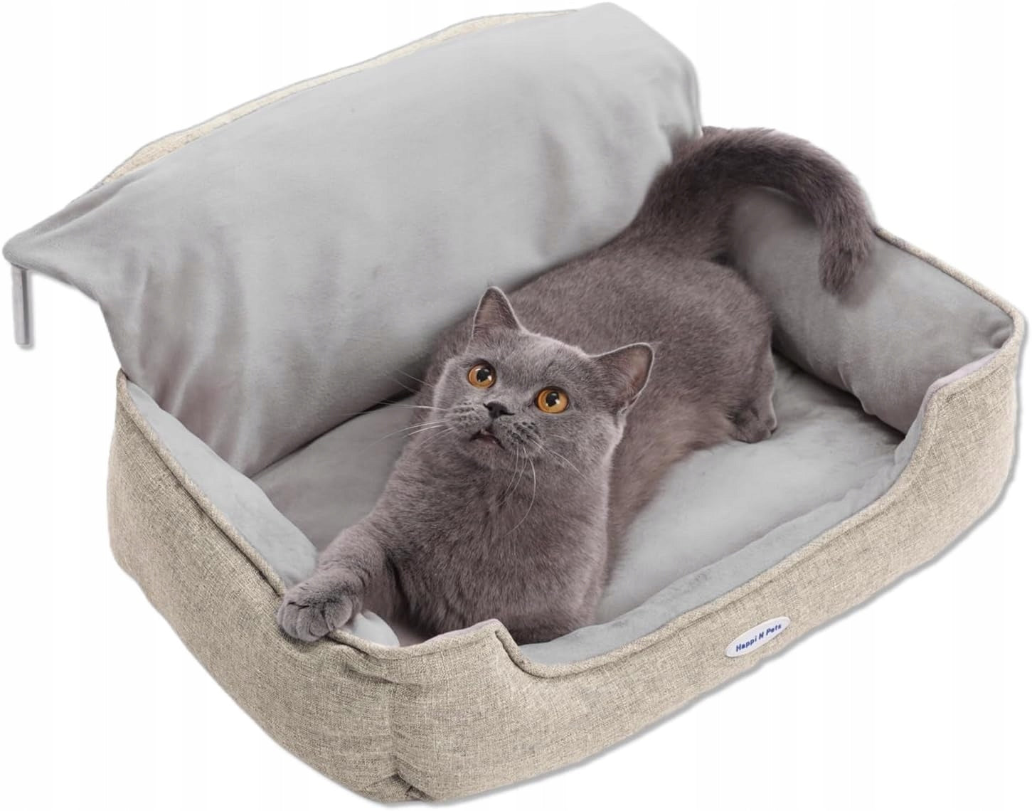 Happi N Pets Cat Hammock Bed for Heaters with Beige Mount