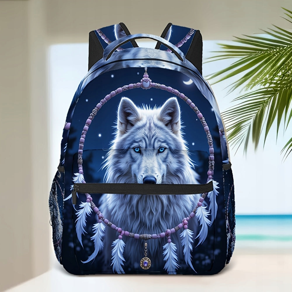 Happy Bear Fish School Backpack with Adjustable Straps