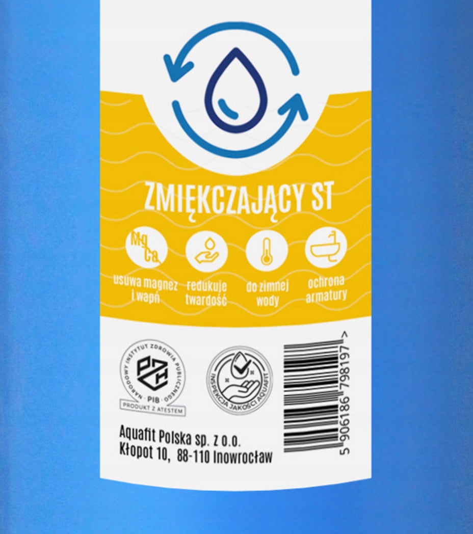 Hard Water Filter Softener Filter Cartridge, Calcium 20 Inch BB Big Blue EAN (GTIN) 5906186798197