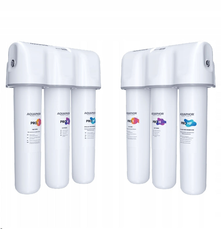 Hard water filter softening under sink AQUAPHOR ECO H PRO silver spout Packaging status original