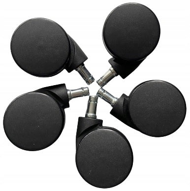 Hard wheels durable for swivel chair 5 PCS fi 60 KT16/32/60