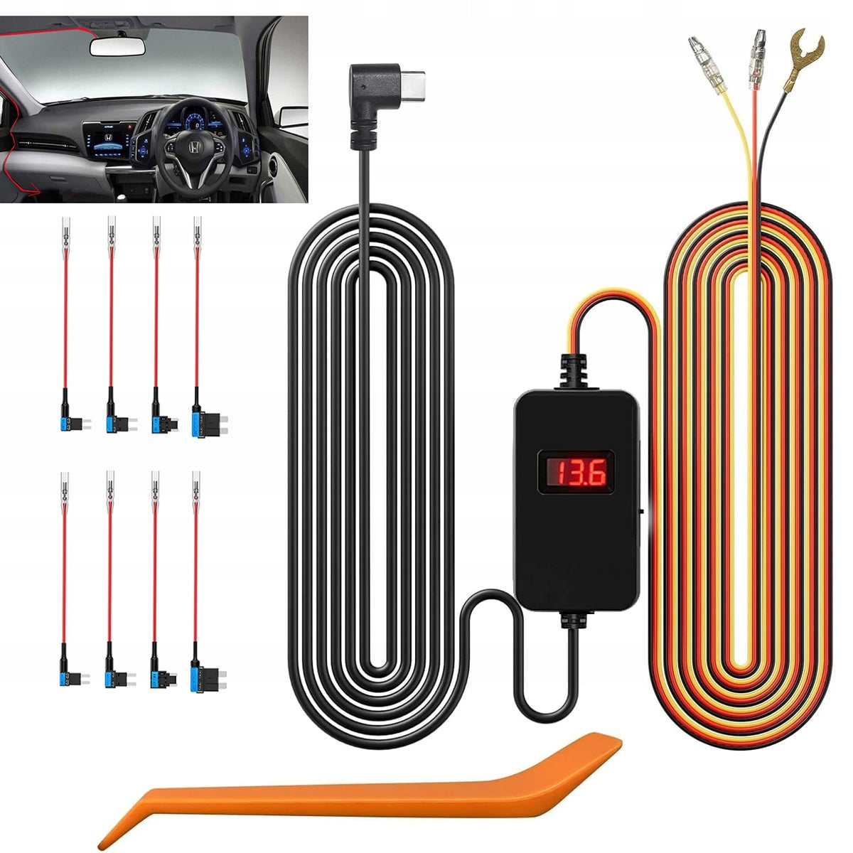 Hardwire Kit USB-C Car Adapter