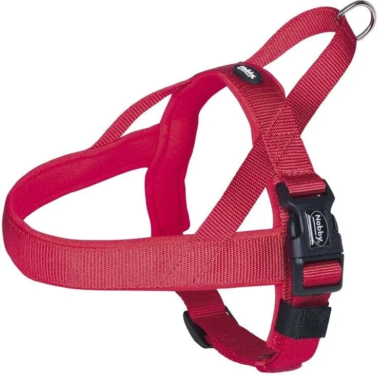 Harness NOBBY PREMIUM for dog CLASSIC PRENO S/M 25mm/38-50cm Red