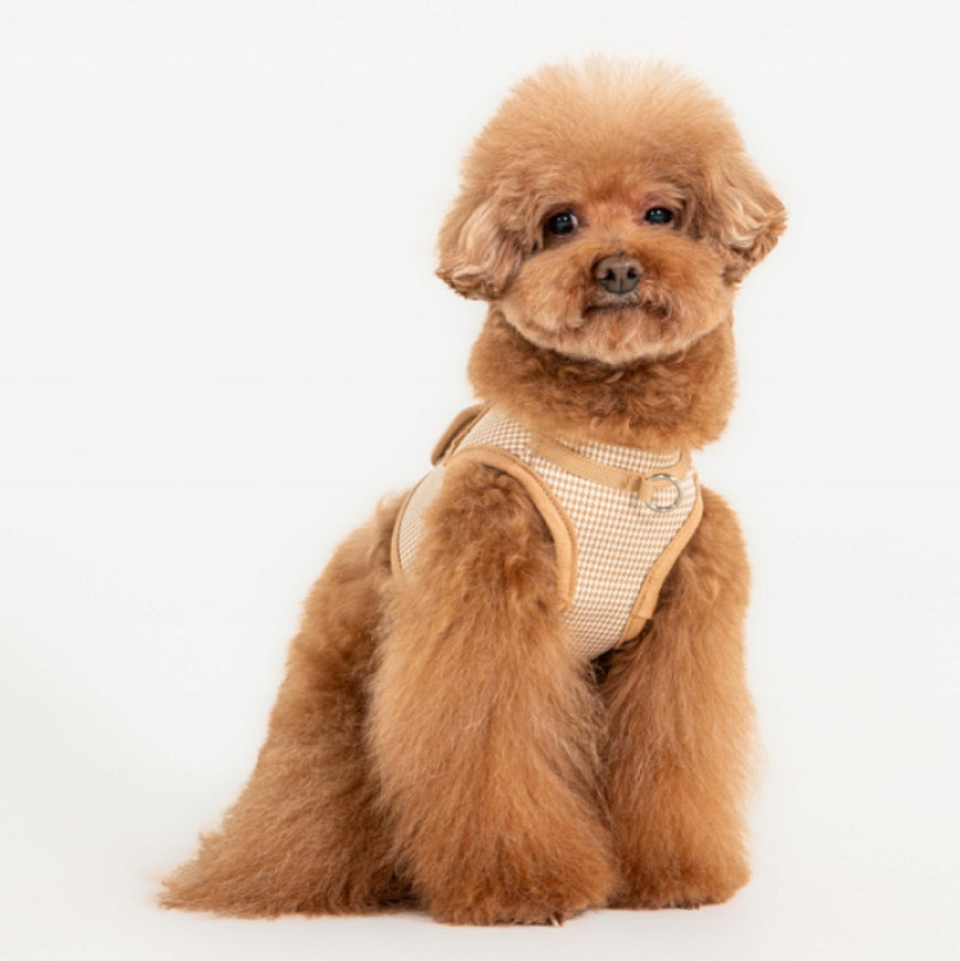 Harness / Vest for dog or cat PUPPIA Amatus Beige - size: S Manufacturer code PAZA-HB2182-BE-s
