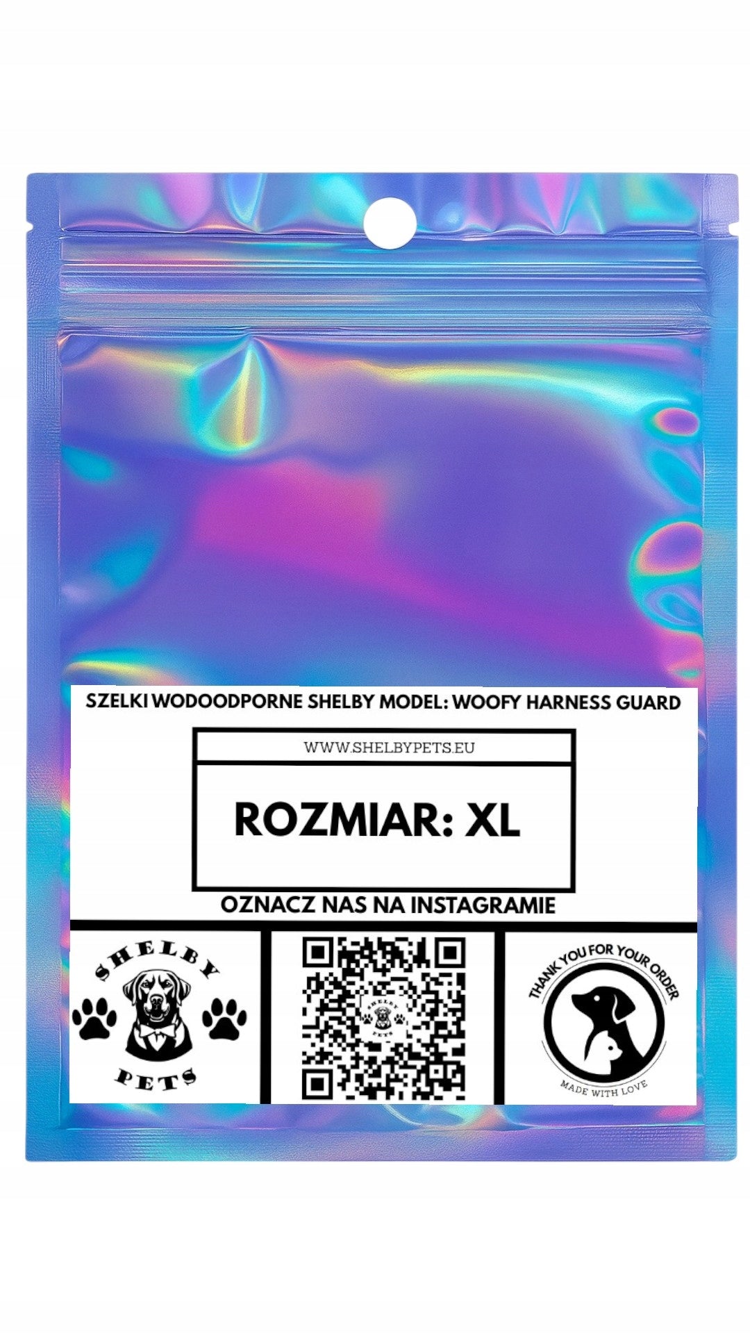 Harness guard biothane waterproof for dog adjustable PVC strong premium Size S