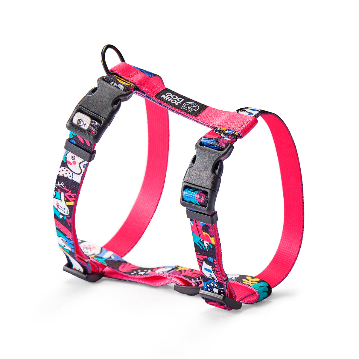 Harness guard for dog S red John Dog Barcelona