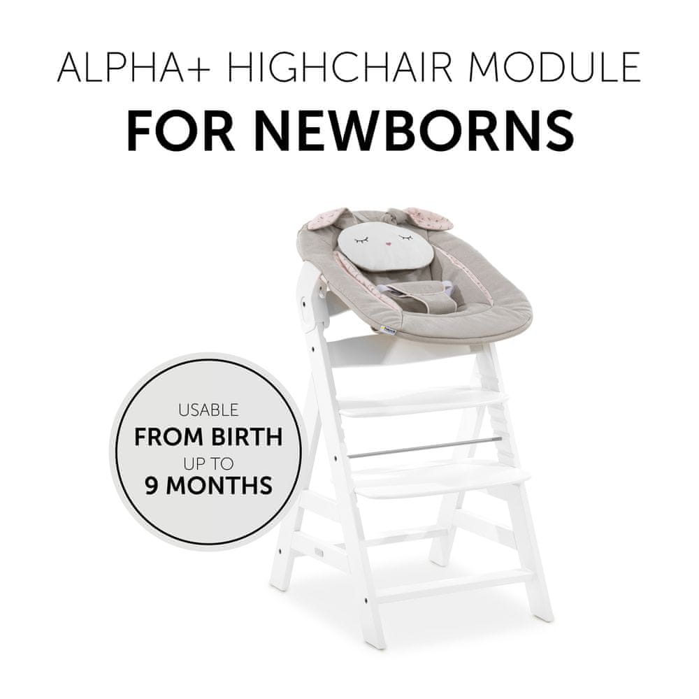 Hauck Alpha 2in1 Powder Bunny Bouncer - Beige Bloom Brand Hauck