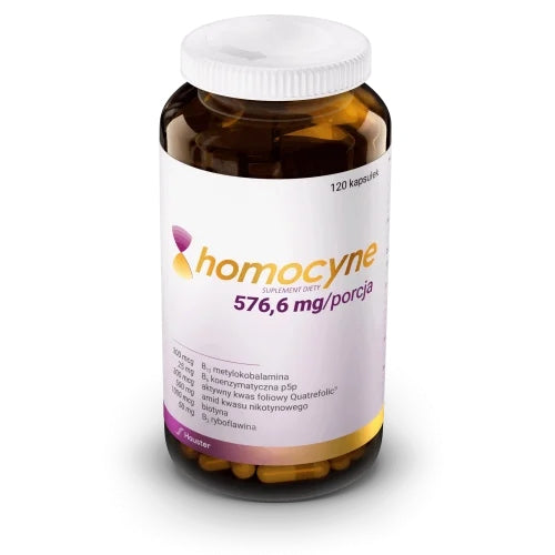 Hauster Homocyne 576,6 mg Homocysteine B-Complex 120 capsules