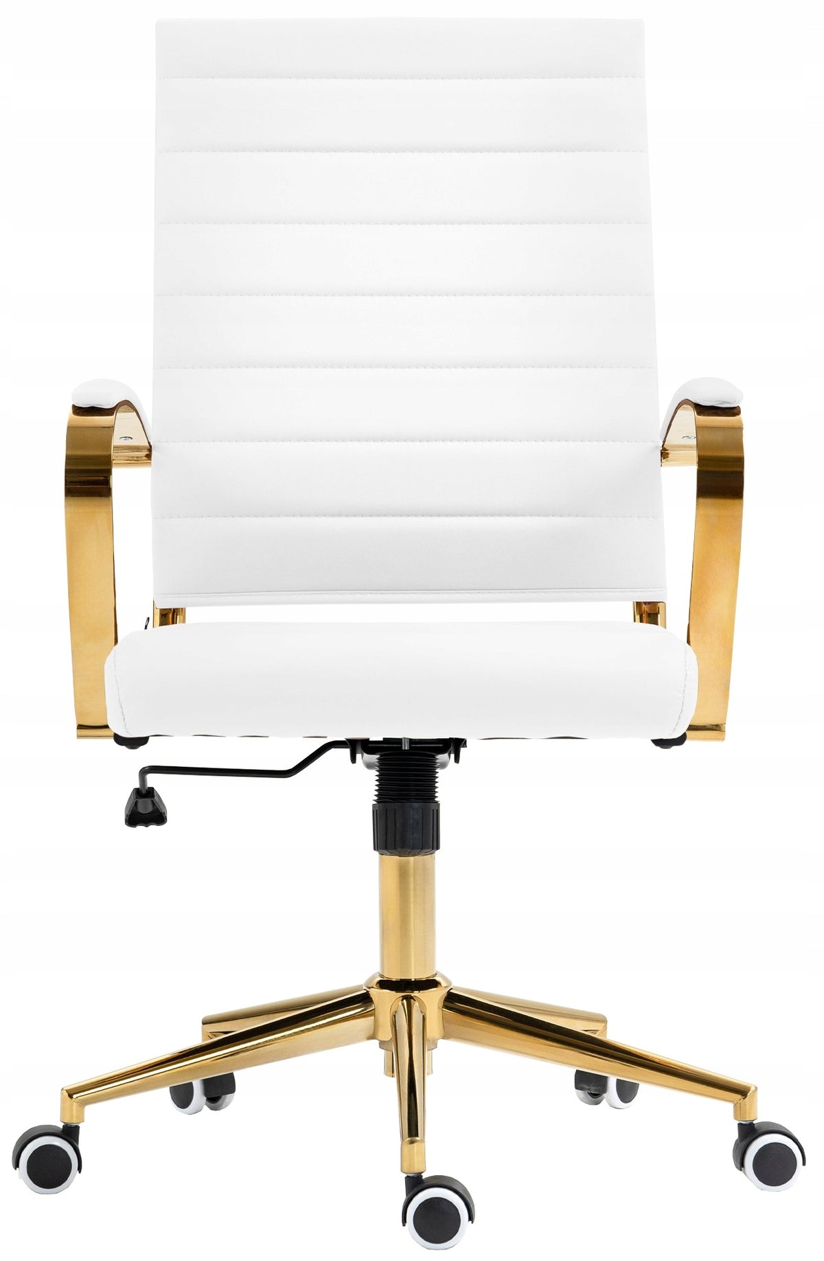 Havanna Faux Leather Office Chair, White