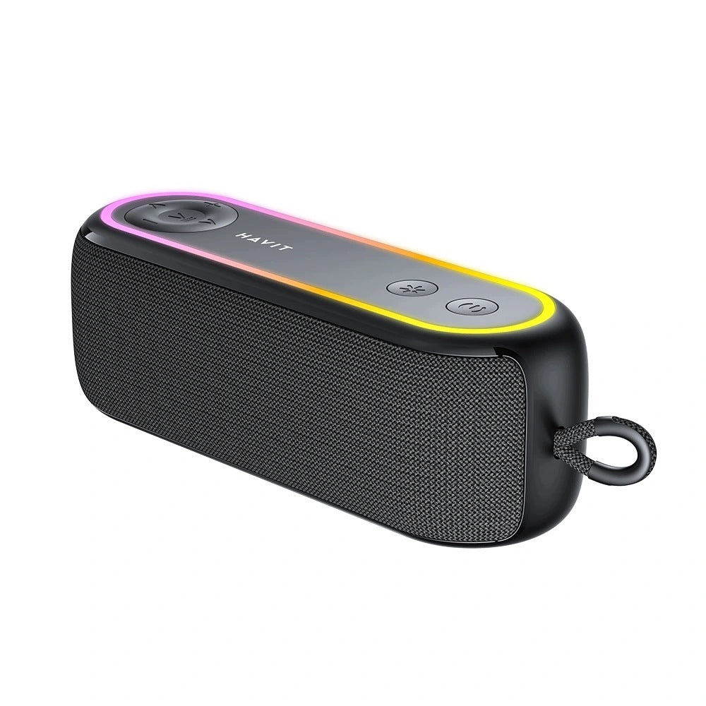 Havit USB-C Speaker, 5.3, TWS, TF, USB, FM, AUX, RGB, IPX5, 2400 - Black Model other