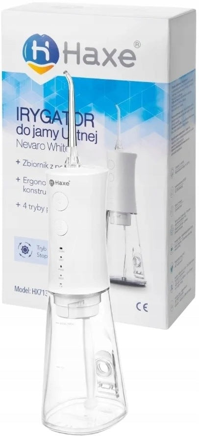 Haxe Nevaro White HX713 Oral Irrigator 1 Pack