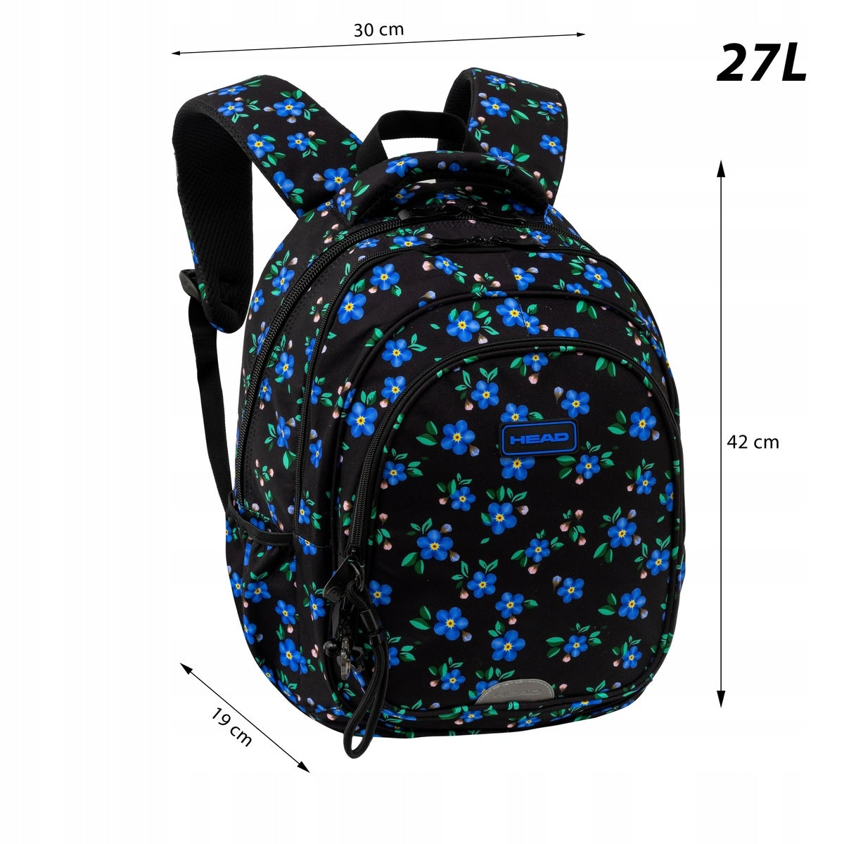 Head, Backpack - Blue Flowers, AY300 Manufacturer code 502026044