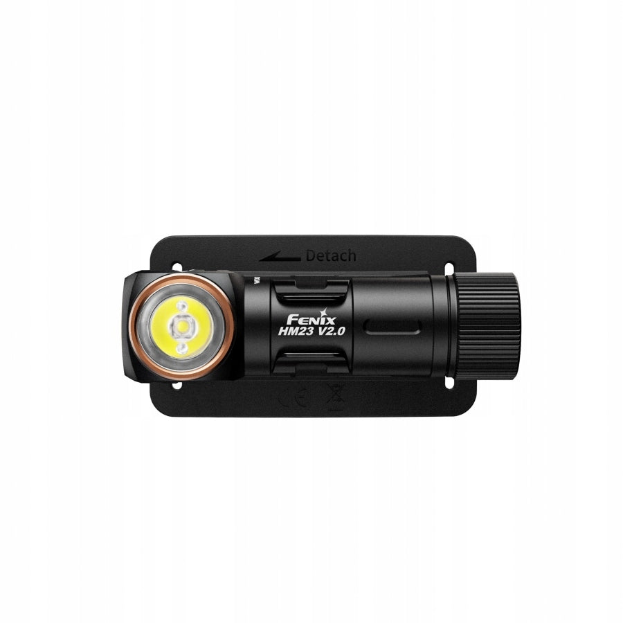 Headlamp Fenix HM23 V2.0 300 lumens AA 88 meters + Battery + Set Product weight with unit packaging 0.1 kg