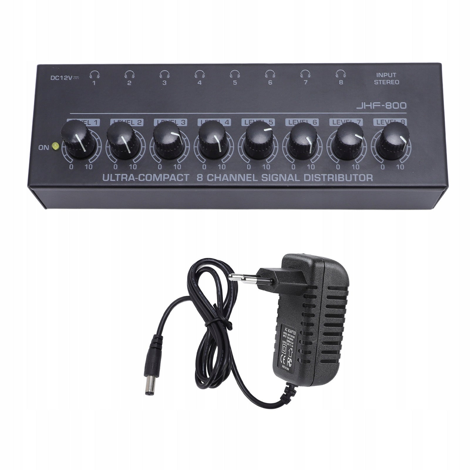 Headphone Amplifier 8 Output 1 Input Portable F8 Amplifier Brand no brand