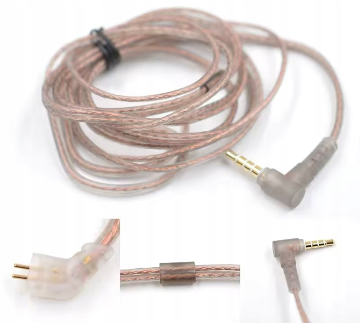 Headphone cable KZ pure copper OCC to BA10 AS06 ES4 ZSR B-pin old type