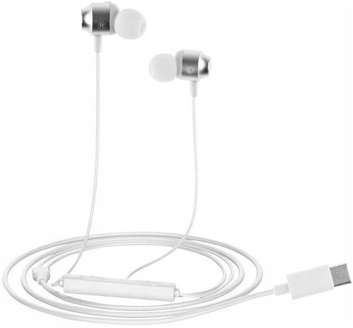 Headphones AIRBASS stereo Przew microphone DAC USB-C