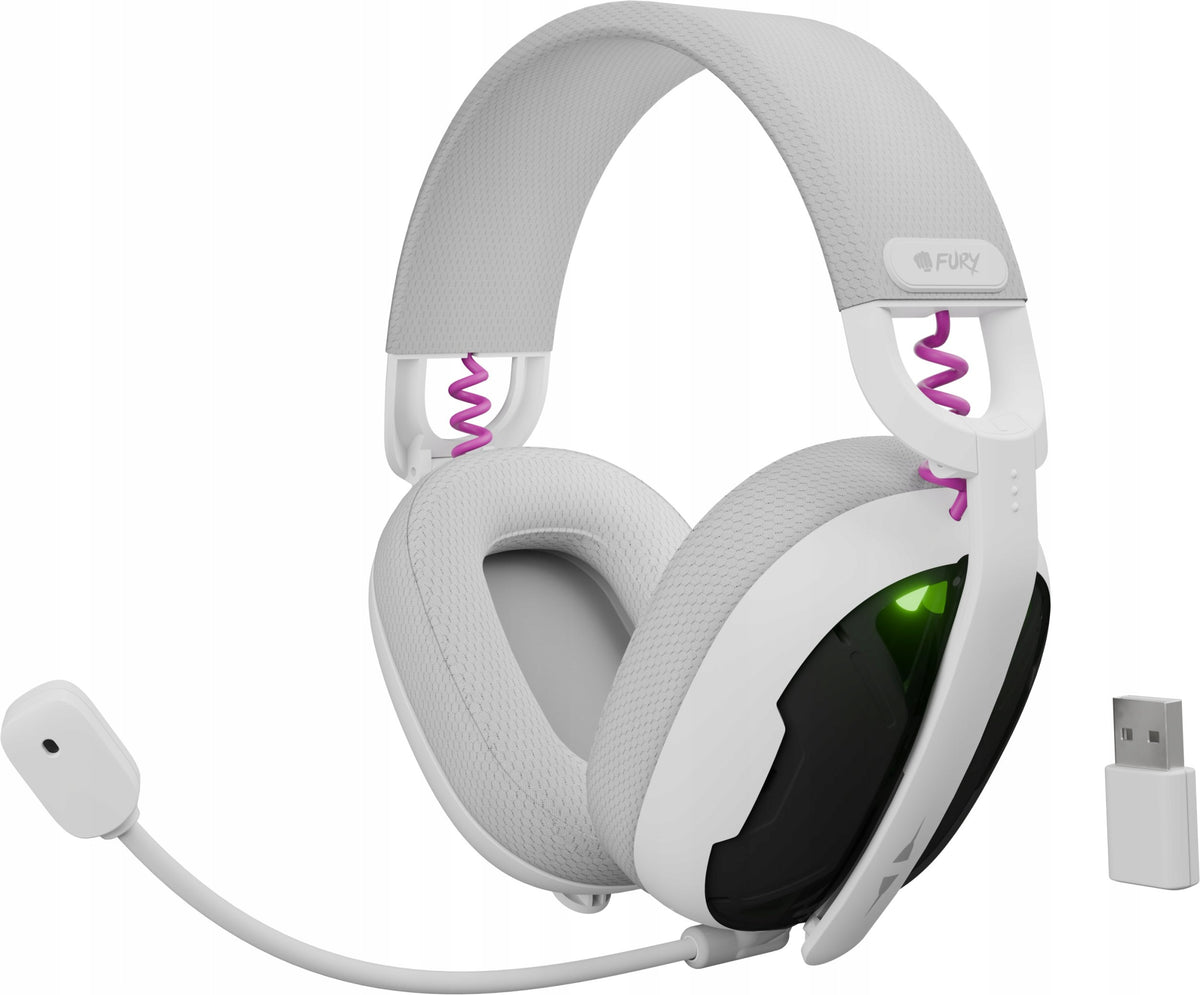 Headphones Fury Fukiya F6 White (NFU-2337)