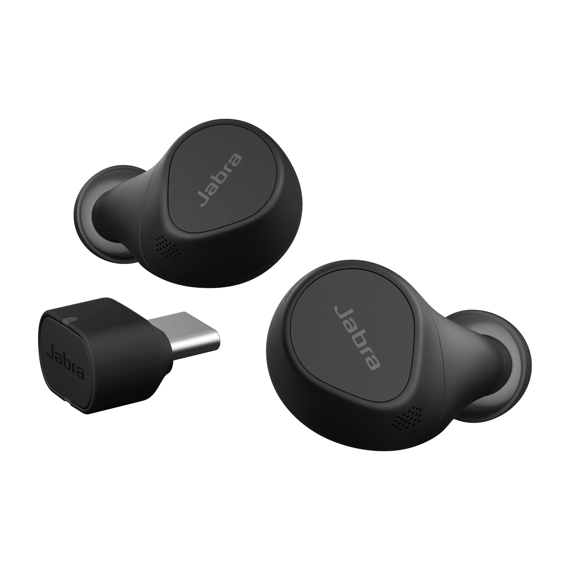 Headphones Jabra Evolve2 Buds ANC Bluetooth USB-C black Manufacturer code 20797-989-899