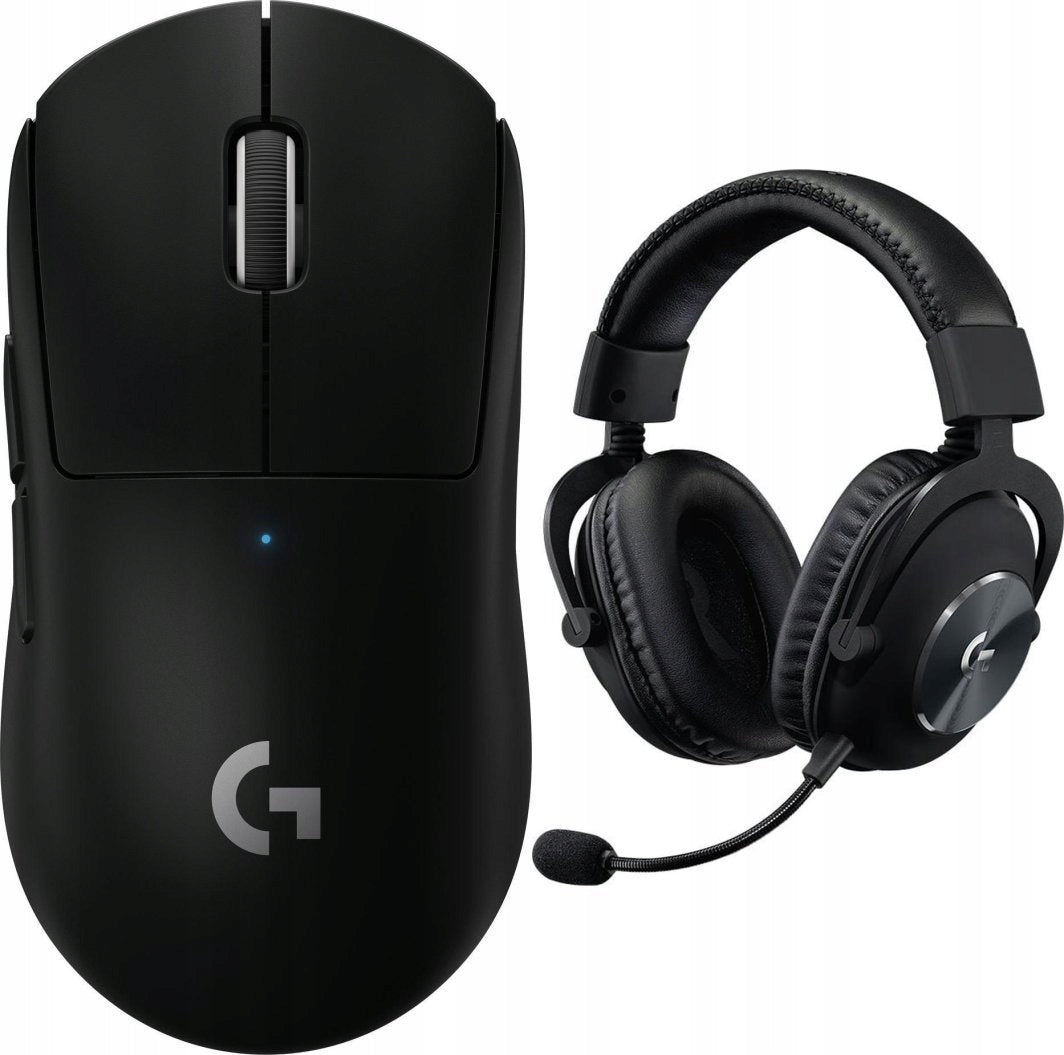 Headphones Logitech G PRO X Lightspeed +Mouse Logitech G PRO X Superlight