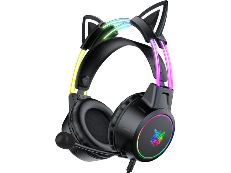 Headphones ONIKUMA X15 Pro Cat Ears Black