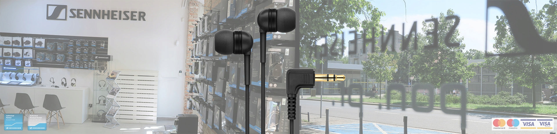 Headphones SENNHEISER IE 4 Black 1.4m 16Ohm 10-18000Hz 3.5mm + 3 Adapters Packaging status original
