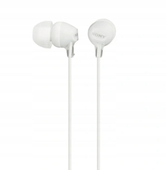 Headphones Sony MDR-EX15LP White - In-Ear, EX Series