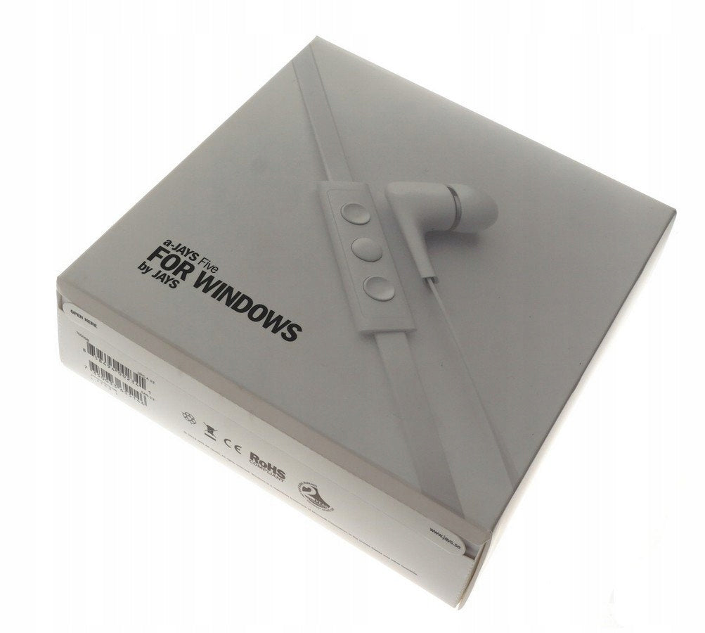 Headphones a-JAYS Five WHITE for WINDOWS ANDROID Brand Jays