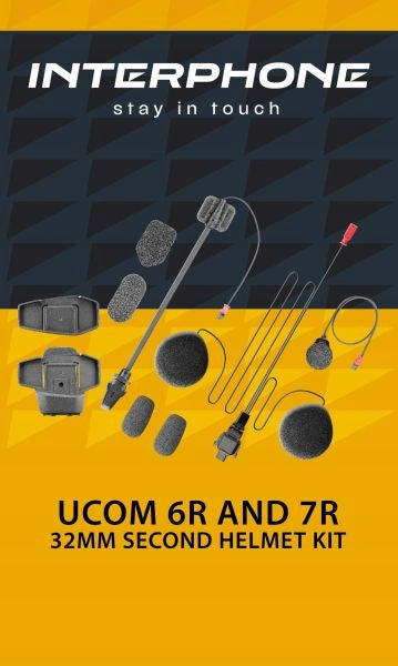 Headphones and microphone INTERPHONE U-COM 6R Packaging status original
