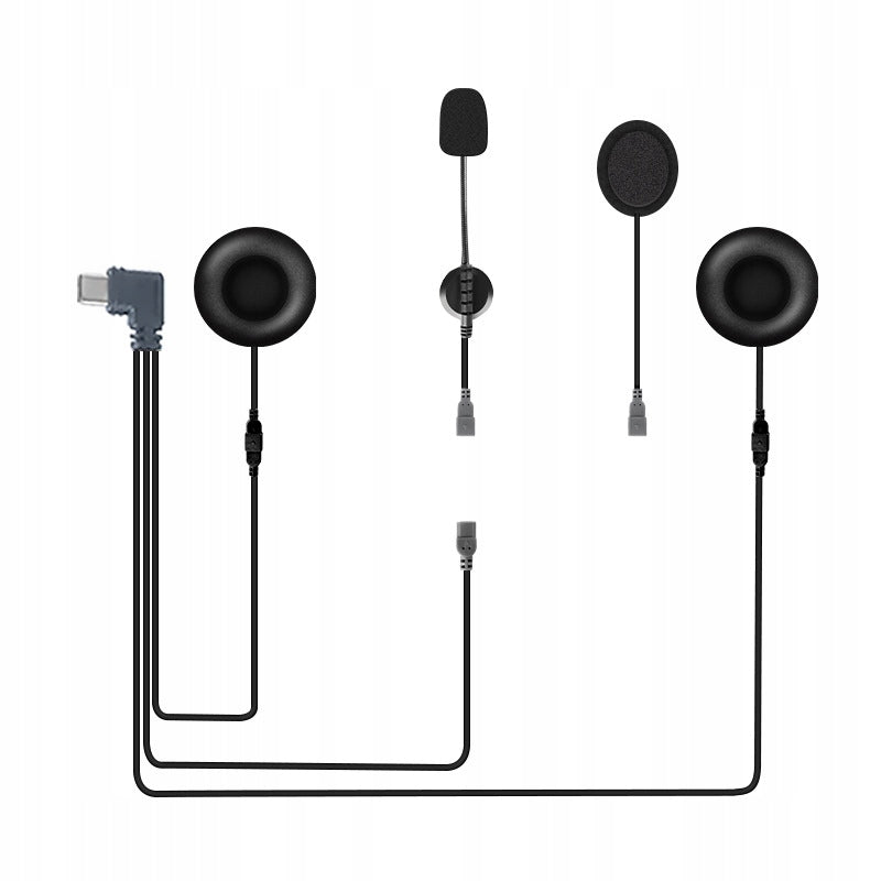 Headset INTERKOM EJEAS Q8 and Q7 USB C Two Microphones