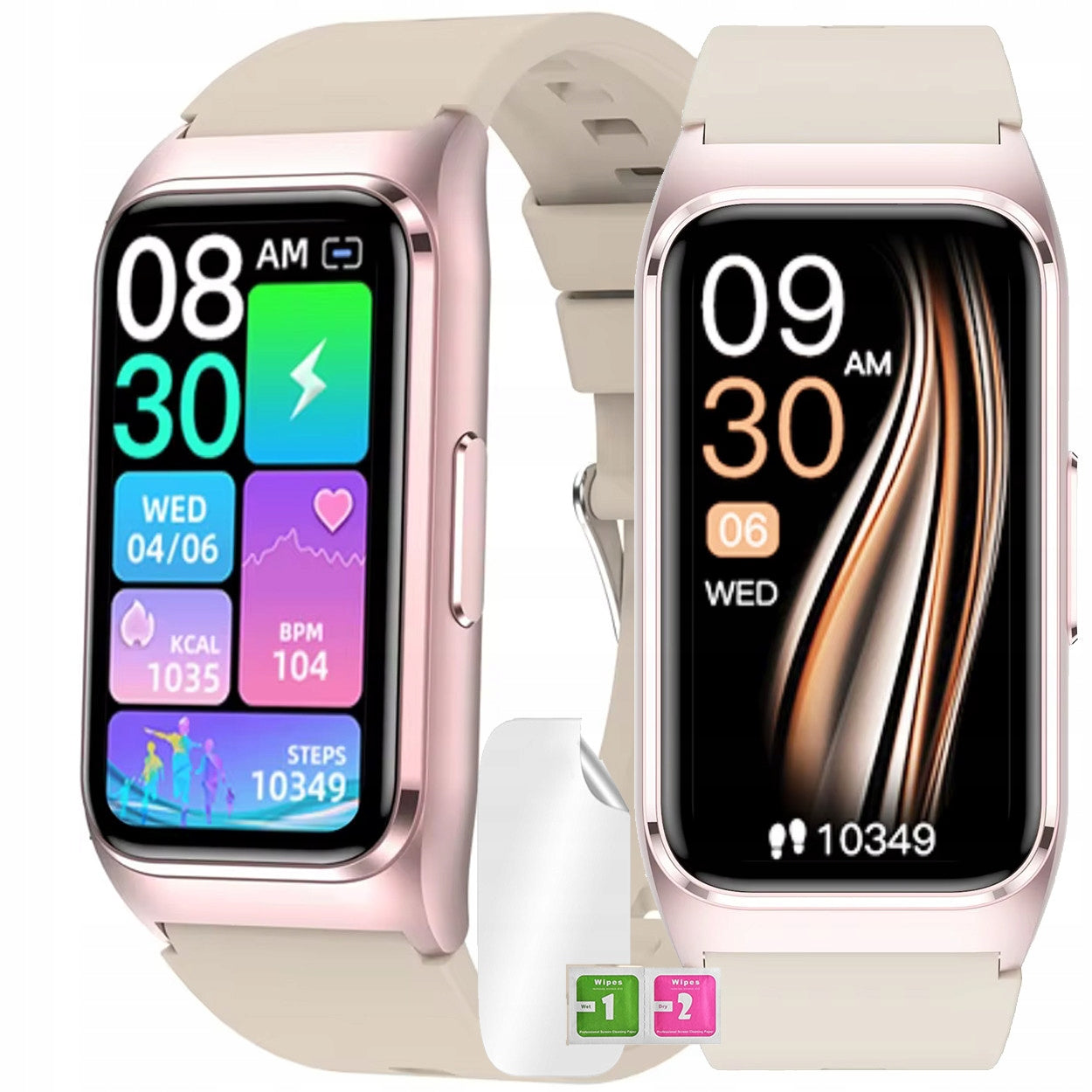 Health Smartwatch - Glucose Meter, 24/7 Heart Rate, Temperature, Lipids, 5 Organs