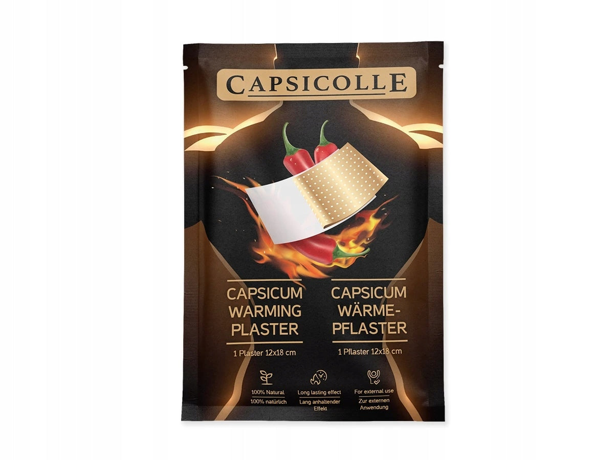 Health warming patch with natural capsaicin 12x18 analgesic Manufacturer code 8594069331578