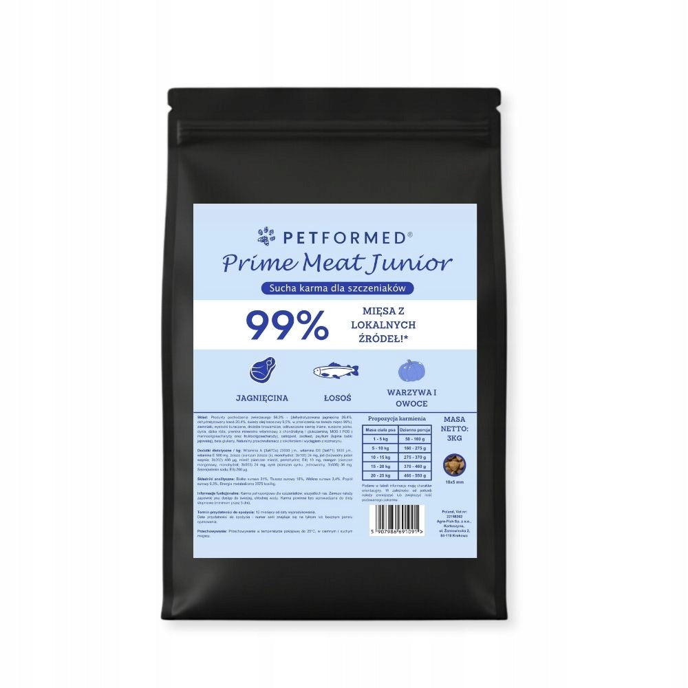 Healthy Dry Food PETFORMED Junior For Puppies Lamb with Salmon