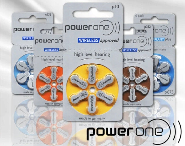 Hearing Aid Batteries 10 Power One PR70 Zinc Air 1,45V 60 Pack Medical device yes