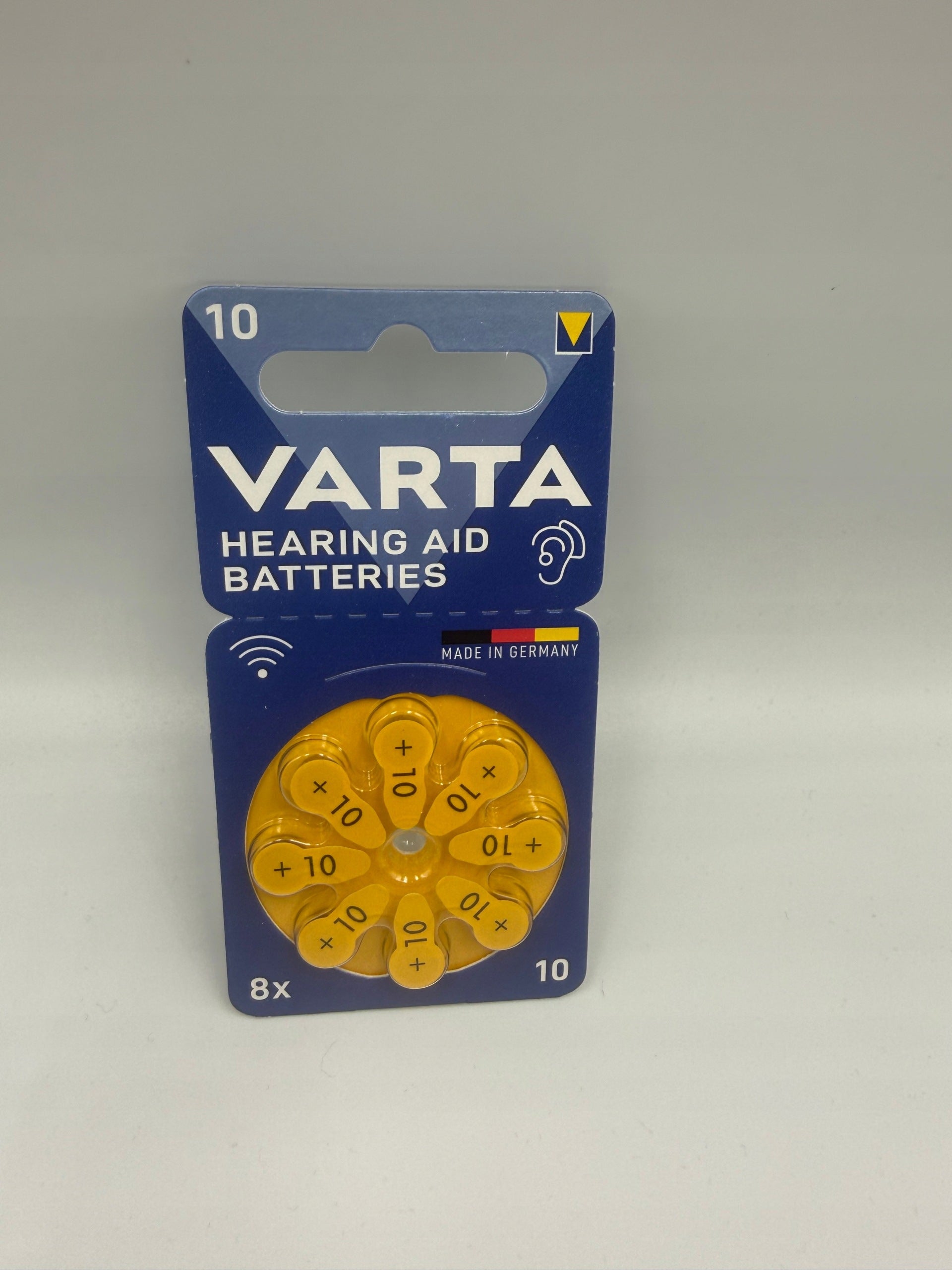 Hearing Aid Batteries 10 VARTA 8pcs PR70 1,45V Battery Packaging status original