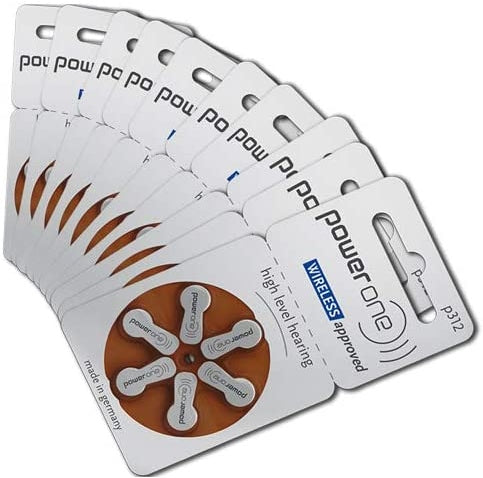 Hearing Aid Batteries 312 PR41 p312 VARTA Power One x60 EAN (GTIN) 4043752177459