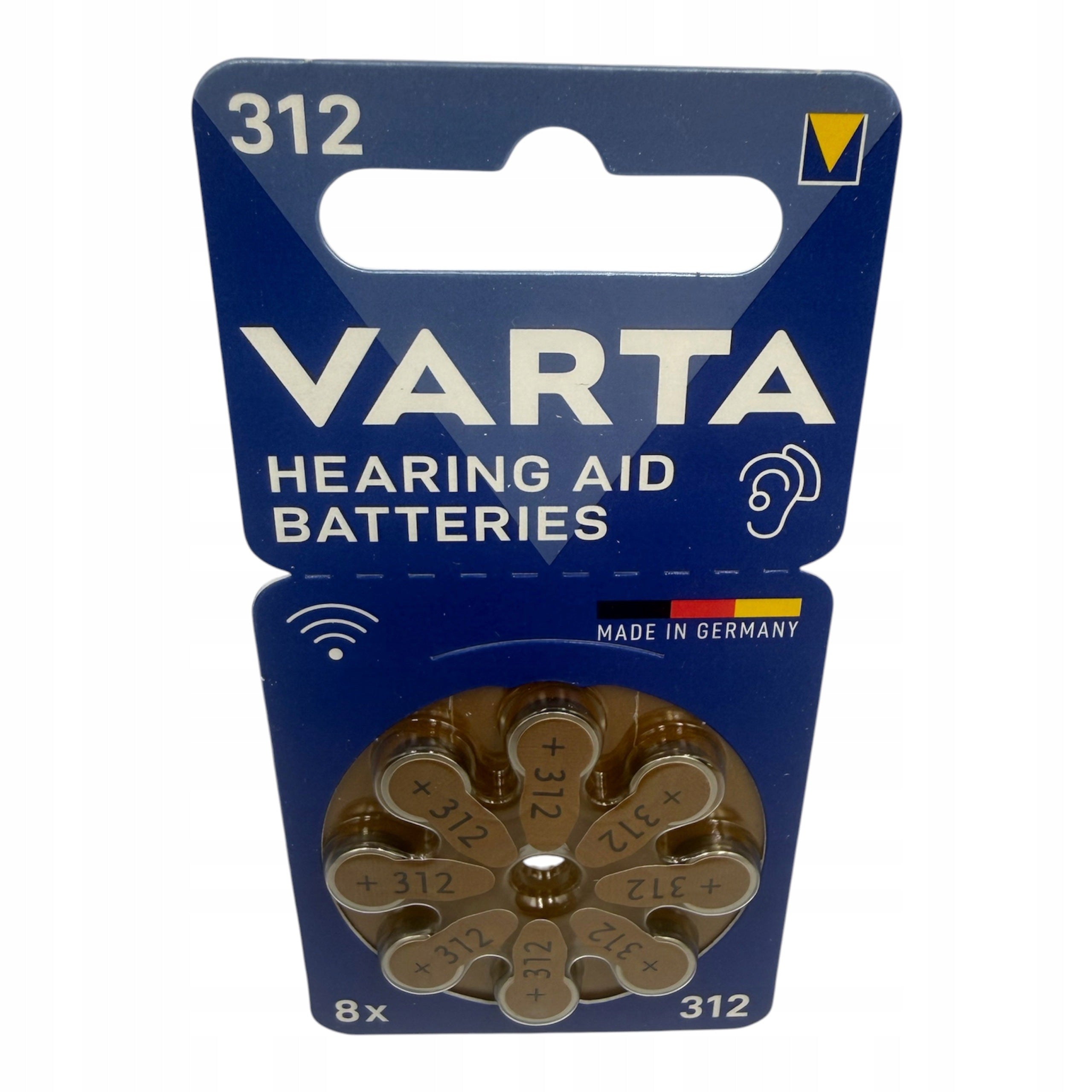 Hearing Aid Batteries 312 VARTA 8pcs PR41 1,45V Battery